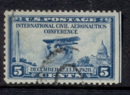 USA 1928 Sc#650 International Civil Aeronautics Conference 5c FU - Autres & Non Classés