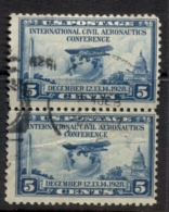 USA 1928 Sc#650 International Civil Aeronautics Conference 5c Pr FU - Other & Unclassified