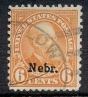 USA 1929 Sc#675 6c Fourth Bureau Opt Nebr. FU - Altri & Non Classificati