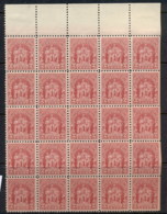 USA 1929 Sc#680 Battle Of Fallen Timbers Blk25 MUH - Other & Unclassified