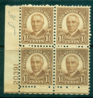 USA 1930 Sc#684 1½c Warren Harding FF PB#20391 MUH Lot33633 - Other & Unclassified