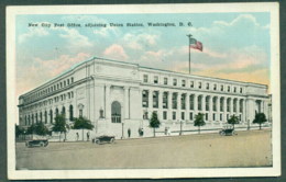 USA 1930c New City Post Office, Adjoining Union Station, Washington DC,color Photo, Unused - Altri & Non Classificati