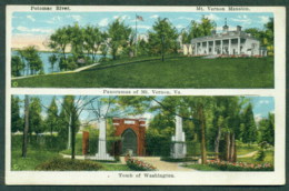 USA 1930c Panoramas Of Mt Vernon,Washington's Tomb, Unused - Sonstige & Ohne Zuordnung