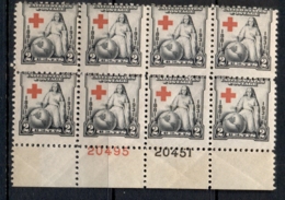 USA 1931 Sc#702 Red Cross PB#20495/20451 MUH/MLH - Sonstige & Ohne Zuordnung