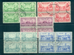 USA 1936-37 Sc#785-89 Army Issue Blk 4 FU Lot67443 - Autres & Non Classés