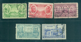 USA 1936-37 Sc#785-89 Army Issue FU Lot67448 - Altri & Non Classificati