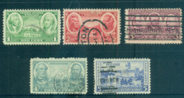 USA 1936-37 Sc#785-89 Army Issue FU Lot67452 - Sonstige & Ohne Zuordnung