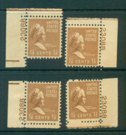 USA 1938 Sc#805 Martha Washington 4x Position PNS#23088 MLH Lot55936 - Other & Unclassified