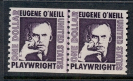 USA 1965-78 Sc#1305c Eugene O'Neill Coil Line Pr MUH - Sonstige & Ohne Zuordnung