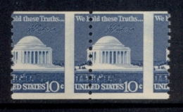 USA 1973-74 Sc#1520 Jefferson Memorial Coil Pr MISPERF MUH - Otros & Sin Clasificación