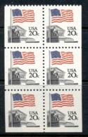 USA 1981 Sc#1896 Flag Over Supreme Court Booklet Pane MUH - Andere & Zonder Classificatie