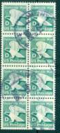 USA 1985 Sc#2111 (22c) D Eagle Blk 8 FU Lot47308 - Altri & Non Classificati