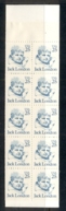 USA 1986-94 Sc#2182 Jack London Booklet 2 Panes MUH - Otros & Sin Clasificación