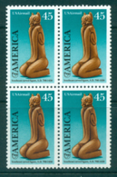 USA 1989 Sc#C121 Pre-Columbian America Air Mail Blk 4 MUH Lot33717 - Andere & Zonder Classificatie