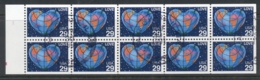 USA 1991 Sc#2536 Love Globe Booklet Pane FU - Other & Unclassified