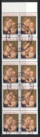 USA 1991 Sc#2578 Xmas Madonna & Child Booklet Pane FU - Other & Unclassified
