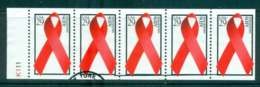 USA 1992 Sc#2806 Aids Awareness Booklet Pane FU Lot47717 - Andere & Zonder Classificatie