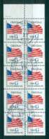 USA 1994 Sc#2884 Old Glory Blue G Booklet Pane P#A1111 FU Lot47891 - Other & Unclassified