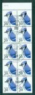 USA 1995 Sc#2483 20c Bluejay Booklet Pane P#S1111 FU Lot47985 - Sonstige & Ohne Zuordnung