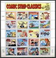 USA 1995 Sc#3000 Comic Strip Classics Pane 20 MUH - Feuilles Complètes