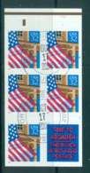 USA 1996 Sc#2921d 32c Flag Over Porch Booklet Pane Die Cut 9.8 FU Lot48245 - Other & Unclassified