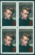 USA 1996 Sc#3082 James Dean Blk 4 MUH Lot33762 - Sonstige & Ohne Zuordnung