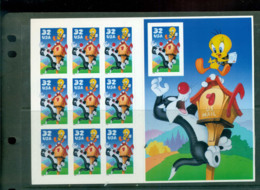 USA 1998 Sc#3204 Sylvester & Tweety Pane 10 MUH Lot55809 - Ganze Bögen