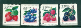 USA 1999 Sc#3294-97 Berries Die Cut 11.25x11.5 MUH Lot55834 - Andere & Zonder Classificatie