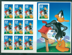 USA 1999 Sc#3306 Daffy Duck Pane 10 MUH Lot33736 - Sheets