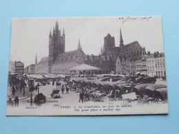 YPRES La Grand Place - Un Jour De Marché ( 150711-1 ANTONY ) 1919 ( Voir / Zie Photo Detail ) ! - Ieper