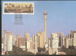 South Africa & Maxi Card, Johannesburg, The Golden City, Gold Mining 1986 (49) - Covers & Documents