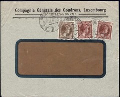 1932 Lettre Commerciale Compagnie Générale Des Goudrons, Luxembourg, Michel:2x171,189 - Lettres & Documents