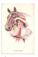 Illustrateur Barder Court- -cheval - Femme-(C.8276) - Barber, Court