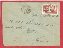 Y&T N°139 ABENGOUROU   Vers  FRANCE 1938  2 SCANS - Briefe U. Dokumente