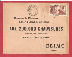 Y&T N°139 GRAND BASSAM   Vers  FRANCE 1938  2 SCANS - Briefe U. Dokumente