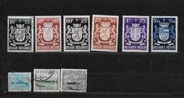 BELGIQUE 716 à 718/720/721/723/725 à 725 Oblitérés Rond - Used Stamps