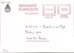 NEDERLAND - EMA GEOGRAFIE PLANOLOGIE  - NIJMEGEN 06.3.86 / 2 - Maschinenstempel (EMA)