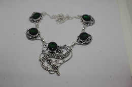 4180 - Collana Di Quarzo Verde Cm. 54 - Collares/Cadenas