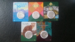 2018  Kazakhstan Kasachstan - Year Set 5 Coins - Kasachstan