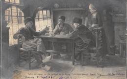 PIE-SDV-18-7806 : SALON DE PARIS 1904. AU CABARET DE LA BONNE ESPERANCE PAR J. BENOIT LEVY. - Paintings