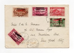 !!! PRIX FIXE : LIBAN, LETTRE DE BEYROUTH DE 1932 POUR NEW YORK - Briefe U. Dokumente