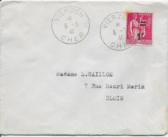 France Type Paix Sur Lettre - TB - 1932-39 Peace