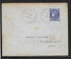 France Timbres Sur Lettre 1941 - TB - Briefe U. Dokumente