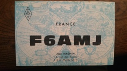 Carte QSL - F6AMJ - Marcigny (71) - Radio Amatoriale
