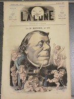 Revue Journal La Lune Satirique Caricature Par Gill N° 85 De 1867 Docteur Ricord - 1850 - 1899