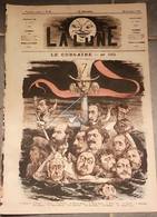 Revue Journal La Lune Satirique Caricature Par Gill N° 90 De 1867 Le Corsaire - 1850 - 1899