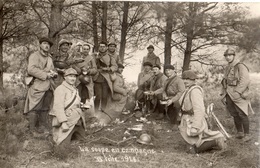 BITCHE LA SOUPE EN CAMPAGNE  1926  (CARTE PHOTO ) - Ars Sur Moselle