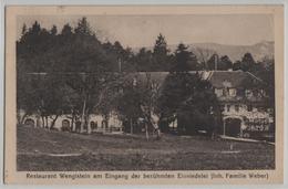 Restaurant Wengistein Am Eingang Der Berühmten Einsiedelei (Inh. Fam. Weber) - Autres & Non Classés