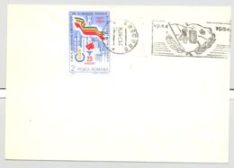 SOCIALIST REPUBLIC NATIONAL DAY, AUGUST 23, SPECIAL POSTMARK AND STAMP ON COVER, 1984, ROMANIA - Lettres & Documents