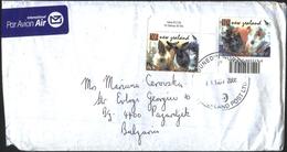 Mailed Cover (letter) With Stamps Fauna Pocket Pets 2008 From New Zealand - Briefe U. Dokumente